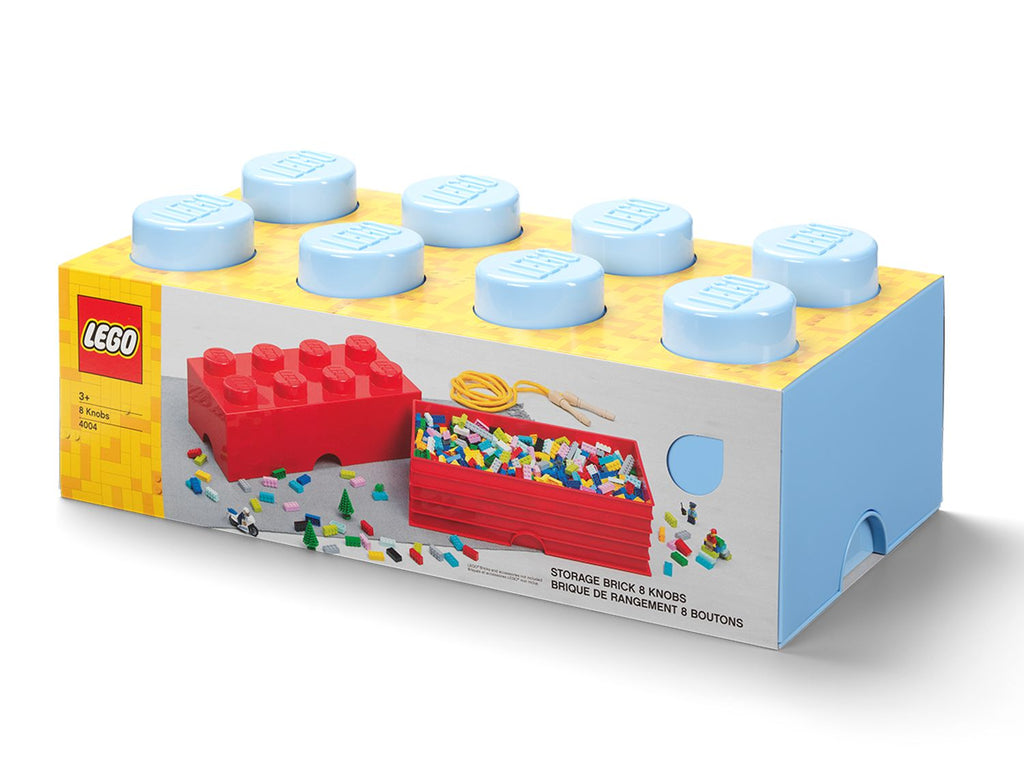 LEGO 8-Stud Storage Brick – Light Blue 5006918 image 2