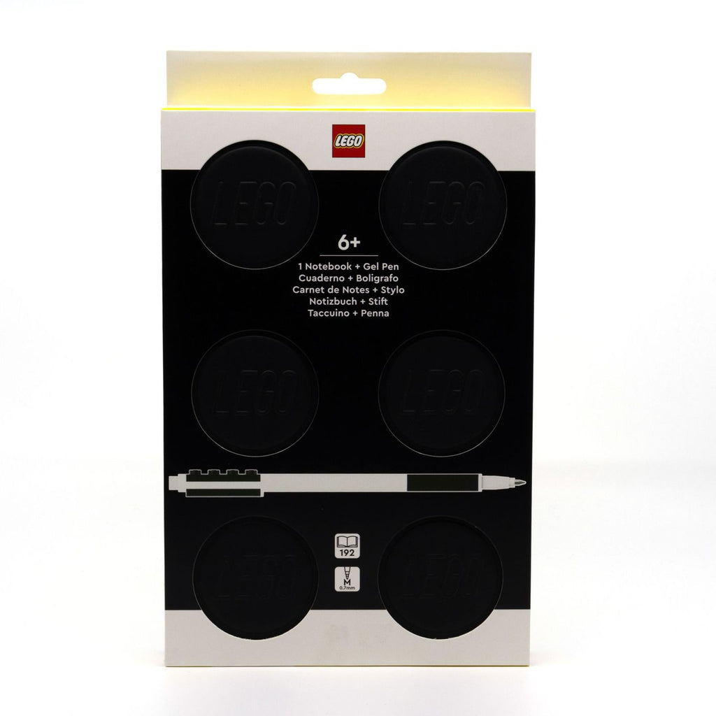 LEGO Locking Notebook with Gel Pen – 2x3 Black 5009561 image 3